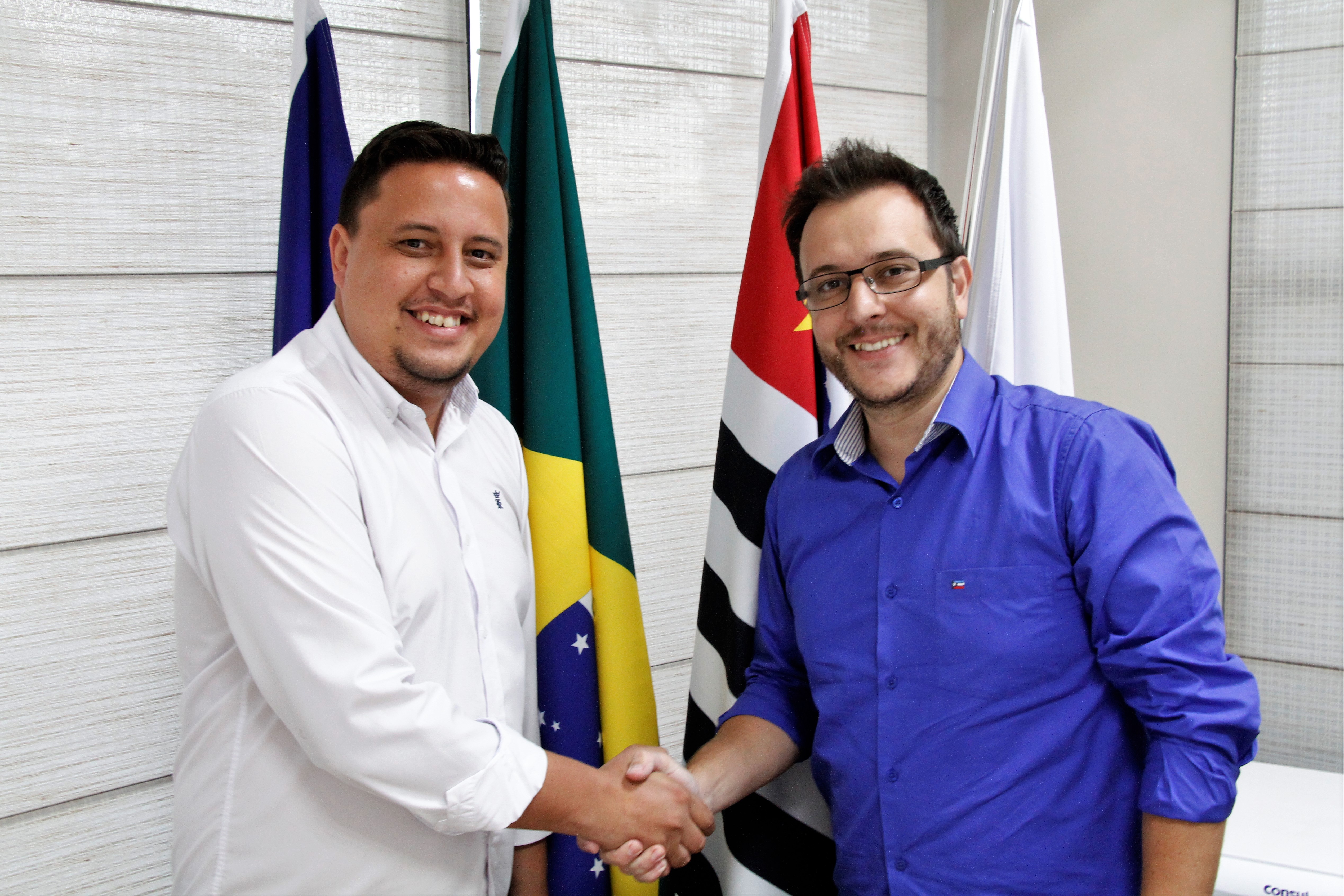 Willian recebe visita do prefeito na Câmara de Sumaré